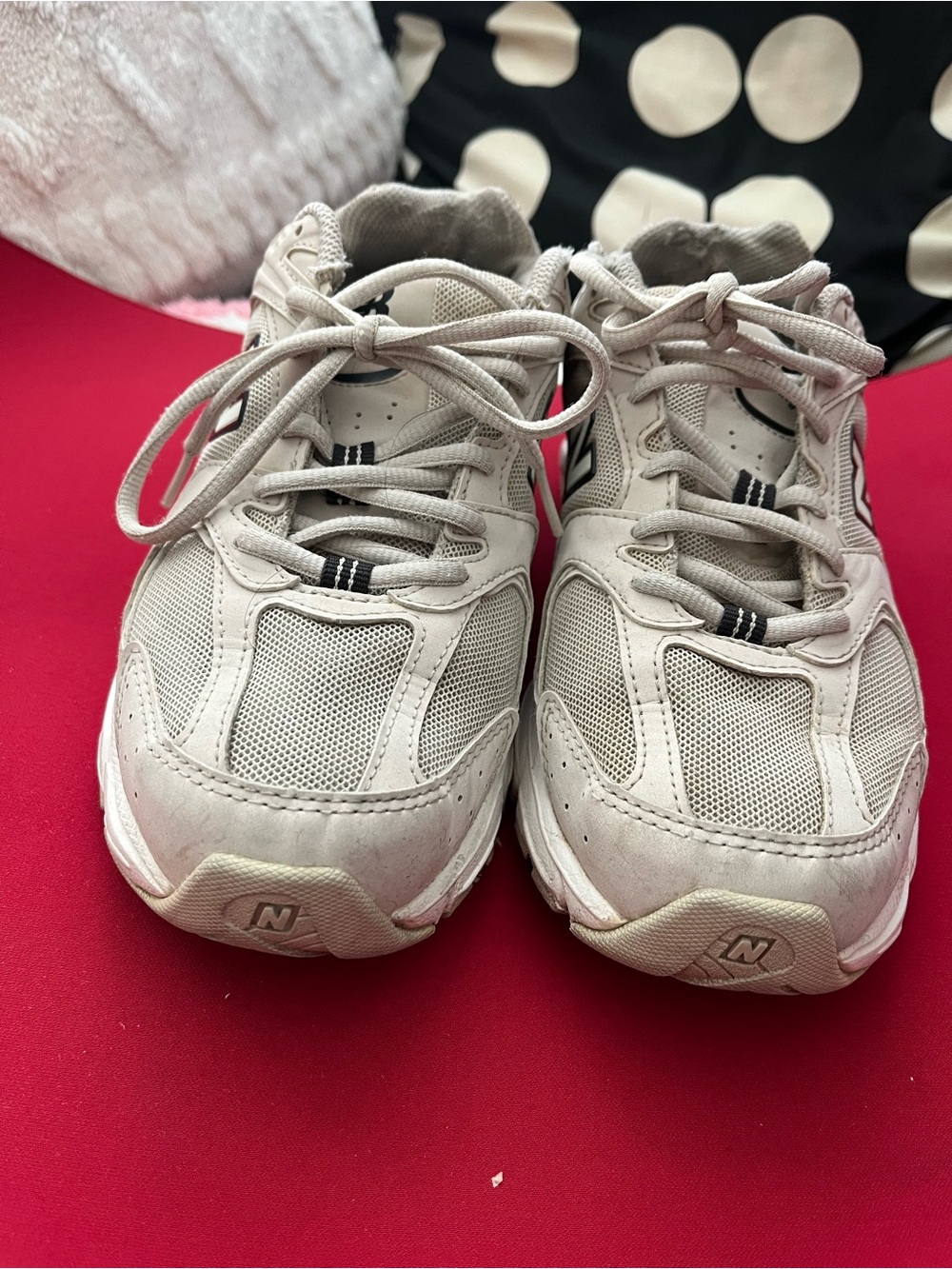 New Balance 530 "Beige/Cream" (MR530SH) — Size Women's 8 / Men's 6.5